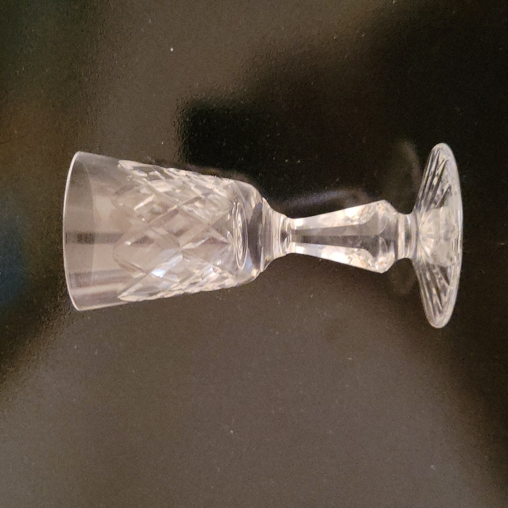 Vintage Waterford crystal cordial glasses 4
